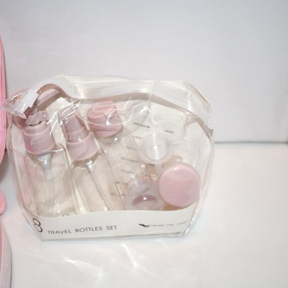 Da Smoosh Face na1 Cute Bunny Kawaii Plush Makeup/Cosmetic & 8 PC Travel Bottle - Picture 3 of 5